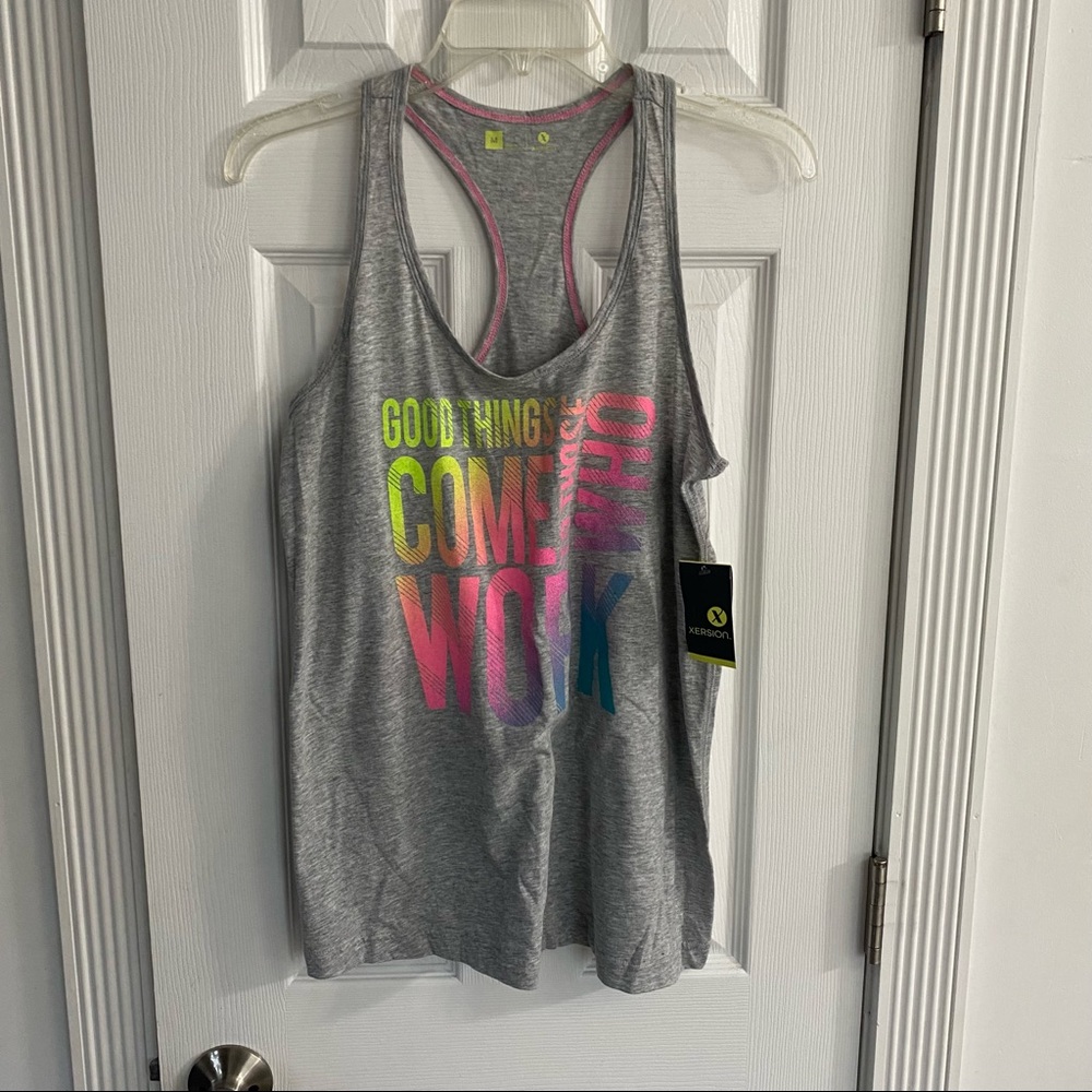 Xersion Women’s Halter Back Workout Printed Top
